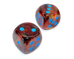 Jumbo D6 Dice - Nebula Primary Blue